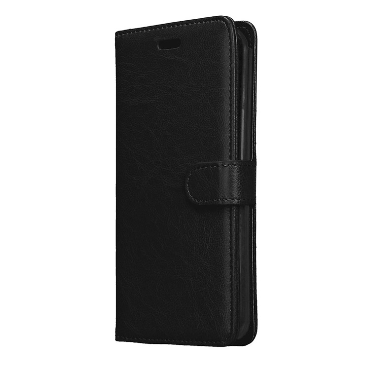 Crazy Horse PU Leather Wallet Stand Mobile Phone Cover with Card Slots for LG Stylus 3 US Version - Black-7