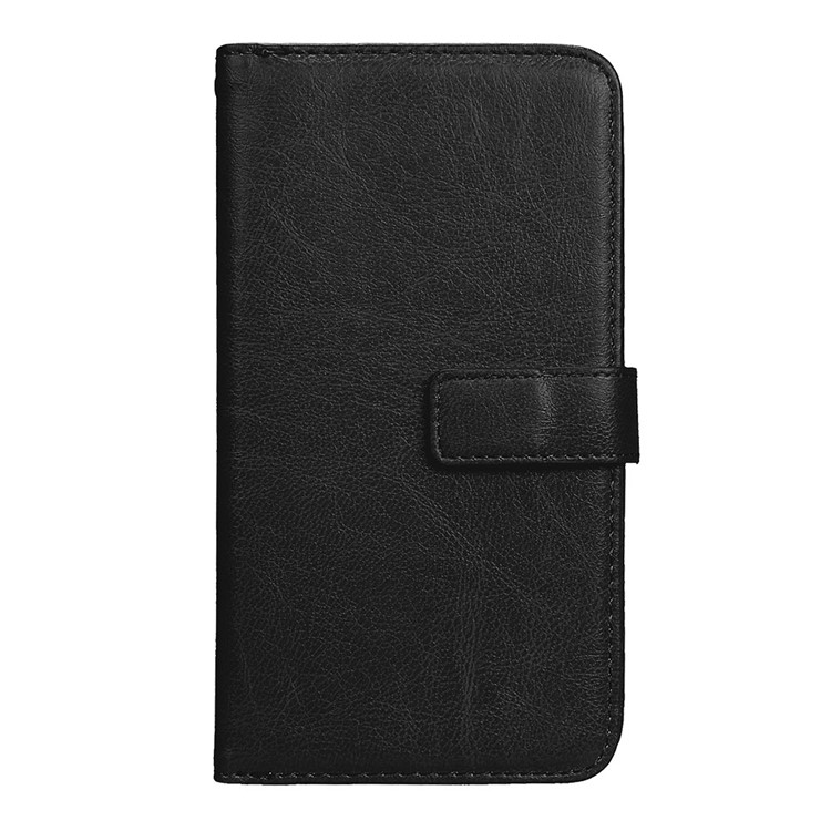 Crazy Horse Stand Wallet Leather Cell Phone Case for LG G6 - Black-3