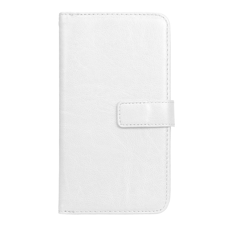 Crazy Horse Stand Wallet Leather Cell Phone Cover for LG G6 - White-3