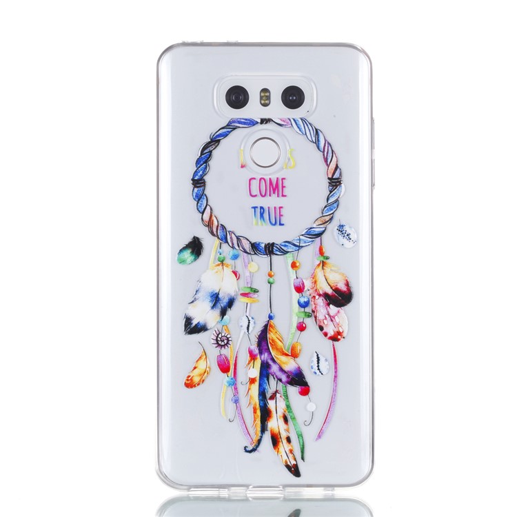 Rubberized Embossed Soft TPU Mobile Phone Case for LG G6 - Dream Catcher-2