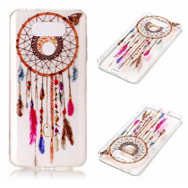 MID Pattern Printing Clear TPU Phone Accessory Shell for LG G6 - Dream Catcher-1