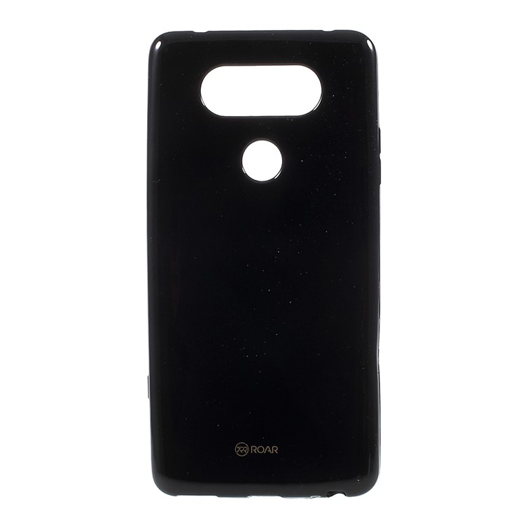 ROAR KOREA LA-LA Glaze UV Glossy Coating TPU Case for LG V20 - Black-1