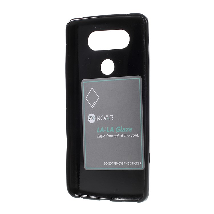 ROAR KOREA LA-LA Glaze UV Glossy Coating TPU Case for LG V20 - Black-3