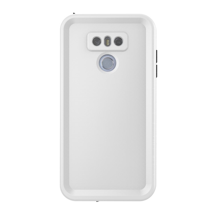10M Underwater Waterproof PC+TPU Cover for LG G6 - White-4
