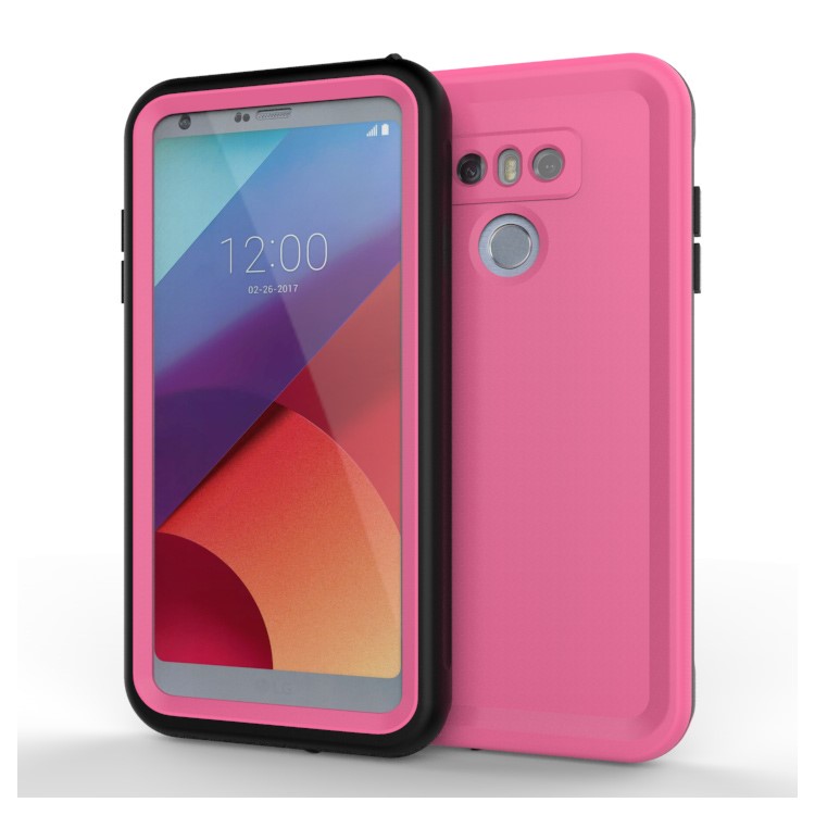 10M Underwater Waterproof PC+TPU Casing for LG G6 - Rose-2