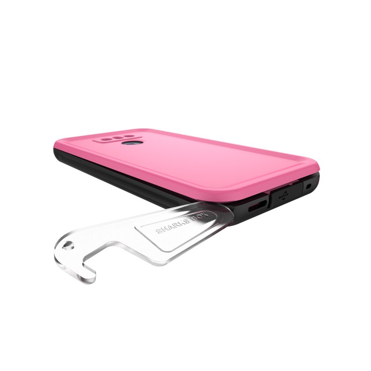 10M Underwater Waterproof PC+TPU Casing for LG G6 - Rose-6