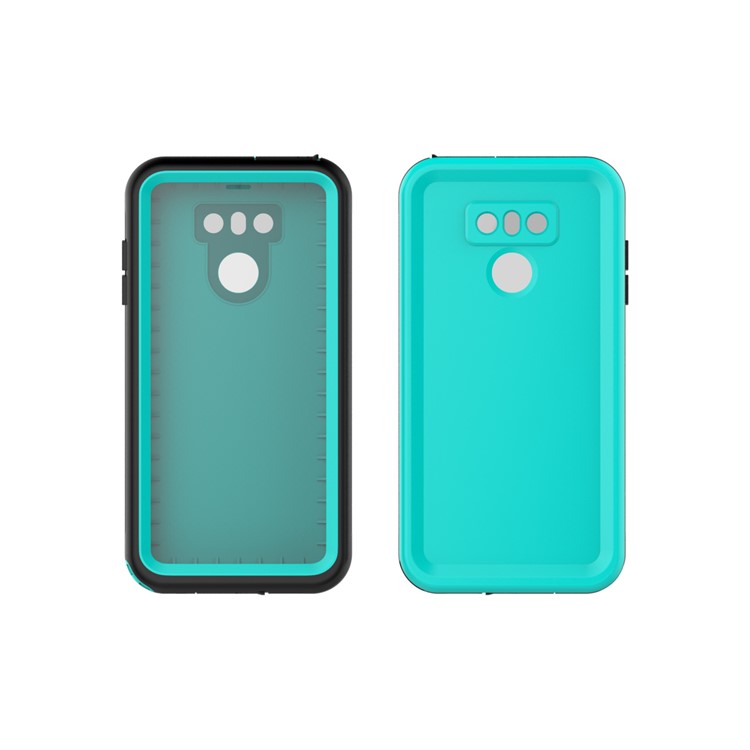 10M Underwater Waterproof PC+TPU Mobile Phone Case for LG G6 - Cyan-5