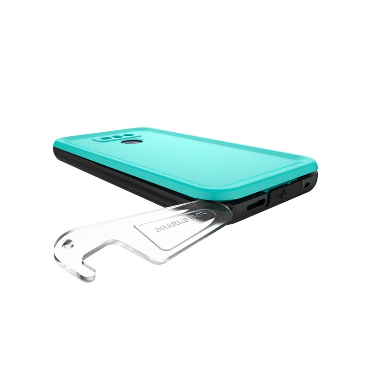 10M Underwater Waterproof PC+TPU Mobile Phone Case for LG G6 - Cyan-6