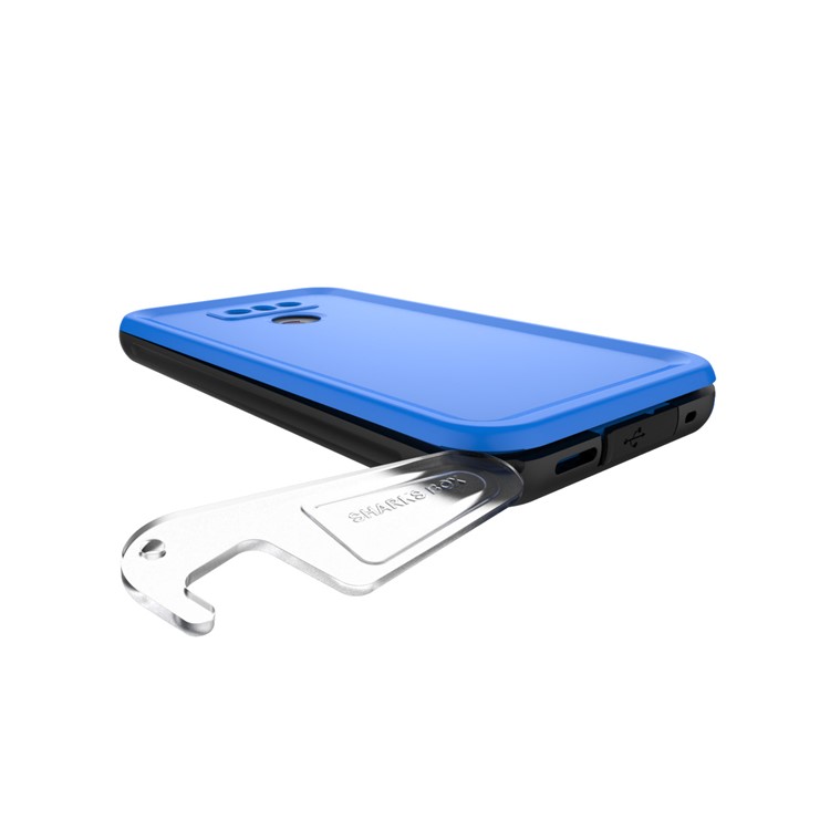 10M Underwater Waterproof PC+TPU Cell Phone Cover for LG G6 - Blue-6