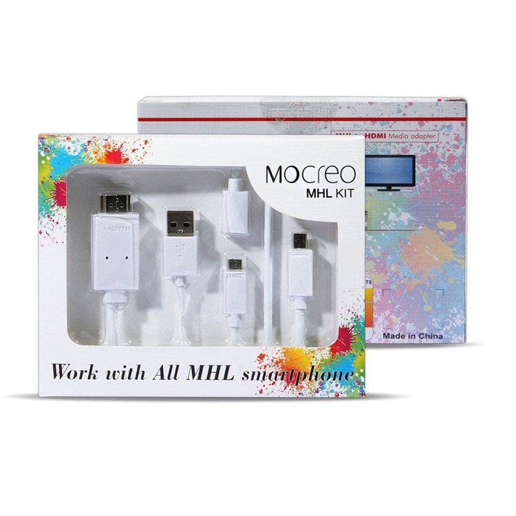 MOCREO Micro USB MHL to HDMI Adapter Cable for Samsung Xiaomi HTC-4