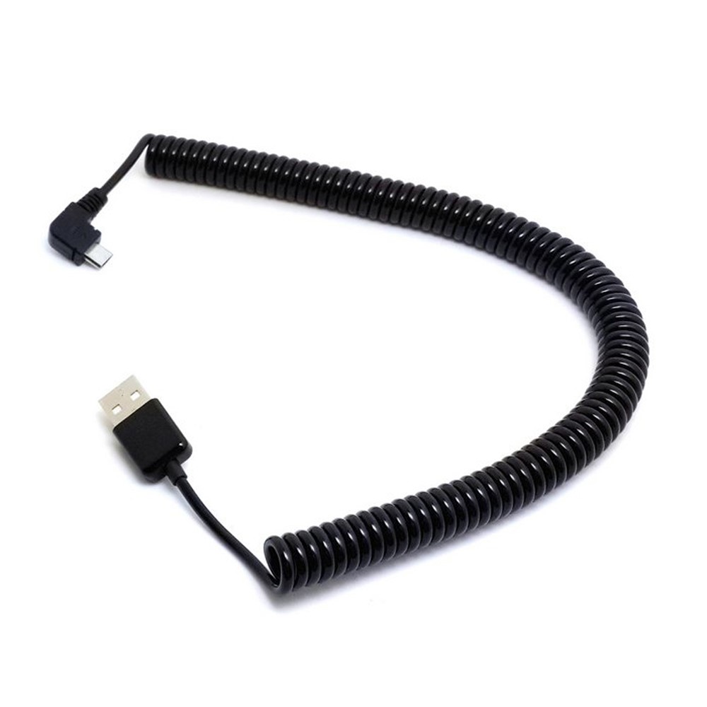 3m Right Angled USB 2.0 Male to Micro USB Port Cable for Tablet PC & Cell Phone-1