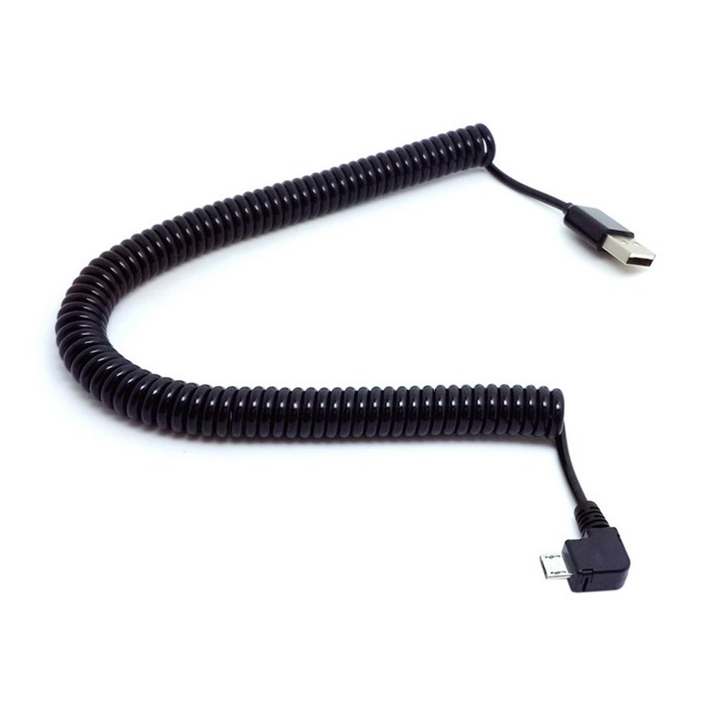 3m Right Angled USB 2.0 Male to Micro USB Port Cable for Tablet PC & Cell Phone-2