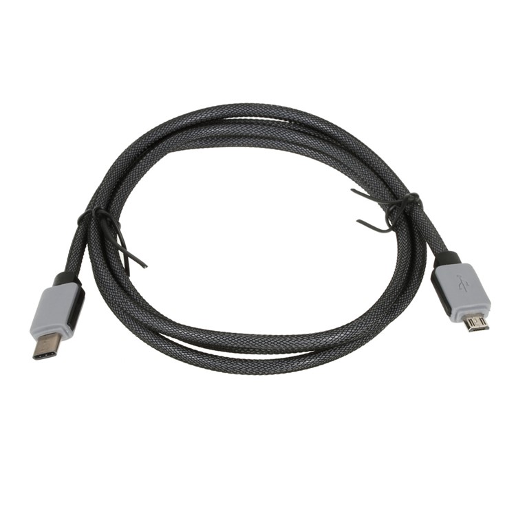 V8 Metal Mesh USB 3.1 Type-C to Micro USB 5pin Cable-2