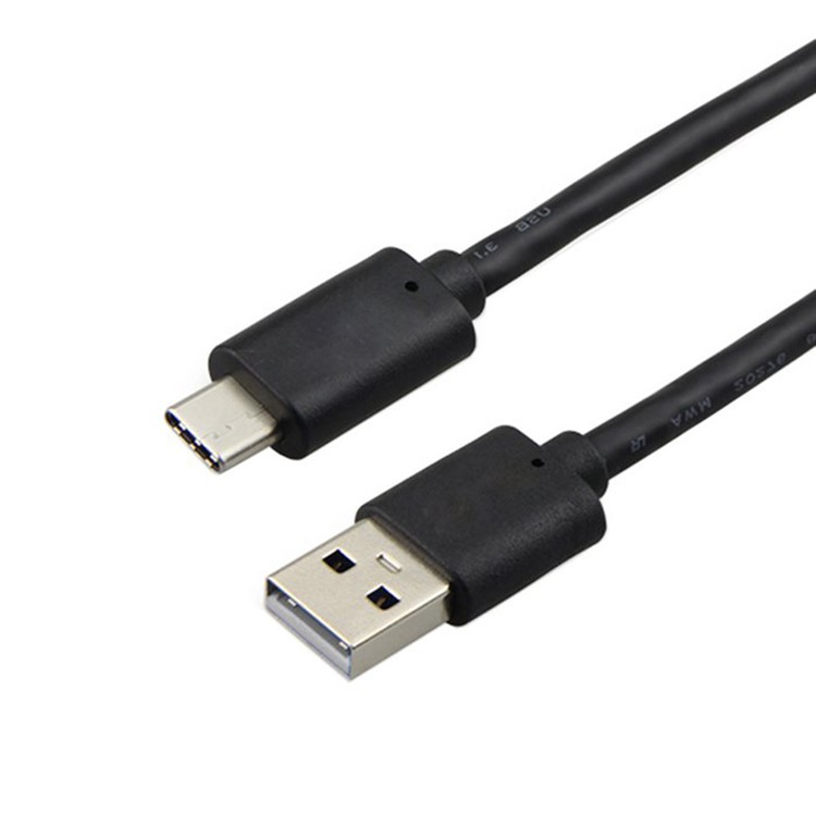 USB 3.1 Type C Male to Standard USB 2.0 A Male Data Cable for Nokia N1 Tablet Mobile Phone - Black-1