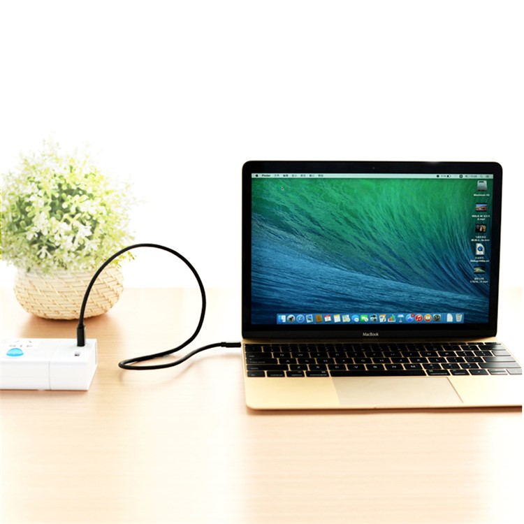 REMAX USB3.0 to USB3.1 Type-C Charging Sync Cable for New MacBook 12-inch Nokia N1 - Black-3