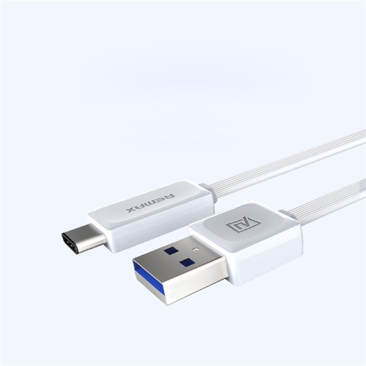 REMAX USB3.0 to USB3.1 Type-C Charging Sync Cable for New MacBook 12-inch Nokia N1 - White-2