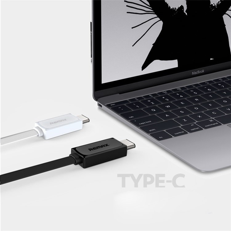 REMAX USB3.0 to USB3.1 Type-C Charging Sync Cable for New MacBook 12-inch Nokia N1 - White-3