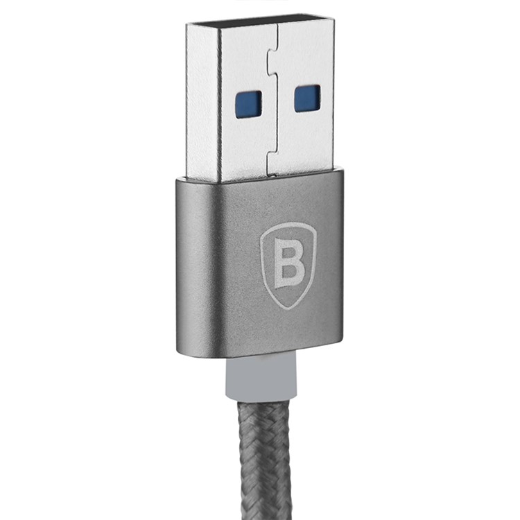 BASEUS Sharp Series USB 3.1 Type-C Data Sync Charge Cable for Apple MacBook/ Nokia N1/ LeTV Mobile Phone - Grey-8