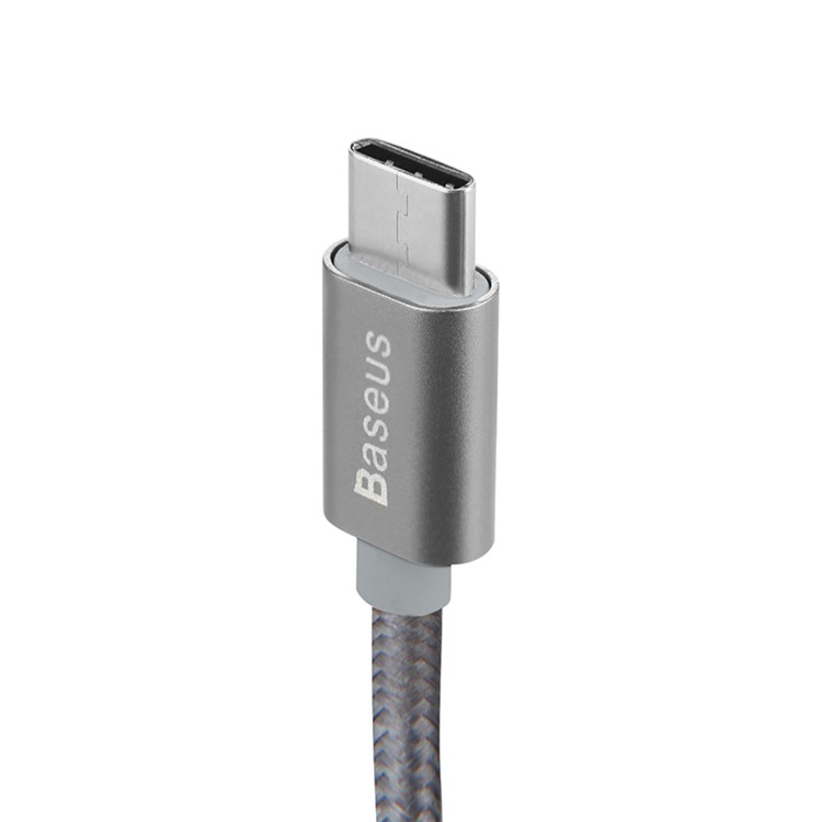 BASEUS Sharp Series USB 3.1 Type-C Data Sync Charge Cable for Apple MacBook/ Nokia N1/ LeTV Mobile Phone - Grey-9