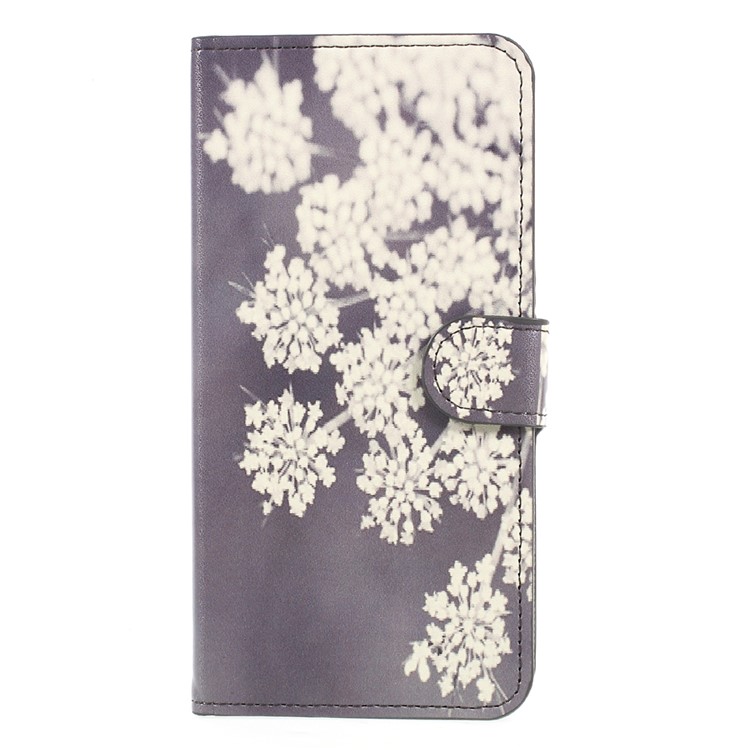 Pattern Printing Wallet Leather Foldable Case Accessory for HTC U11 - Blooming Flowers-1