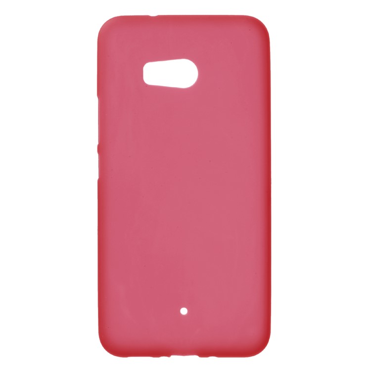 Matte Finish Anti-fingerprint TPU Mobile Phone Cover for HTC U11 - Red-1