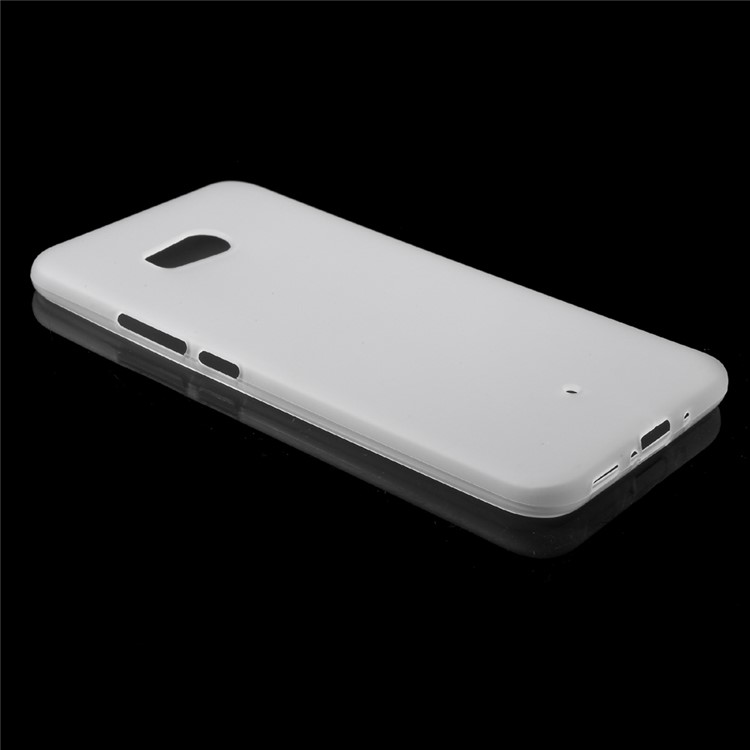 For HTC U11 Matte Anti-fingerprint TPU Flexible Mobile Shell - White-3