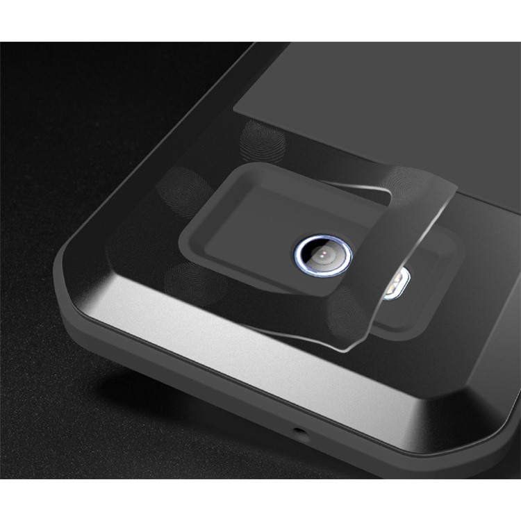 LOVE MEI Powerful Metal Defender Case for HTC U11 Shockproof Drop-proof Dust-proof Phone Cover - Black-7