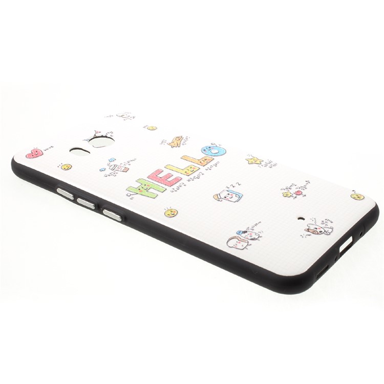 Embossment Patterned Soft TPU Cover Case for HTC U11 - Cartoon Animal and Food-3