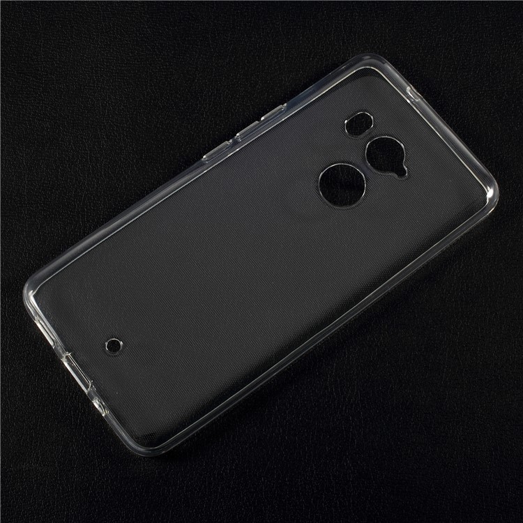 Transparent Soft TPU Back Phone Case Cover for HTC U11+ with Non-slip Inner-1