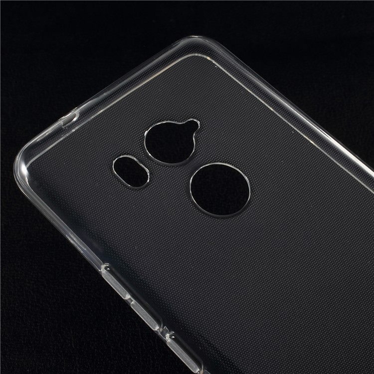Transparent Soft TPU Back Phone Case Cover for HTC U11+ with Non-slip Inner-4