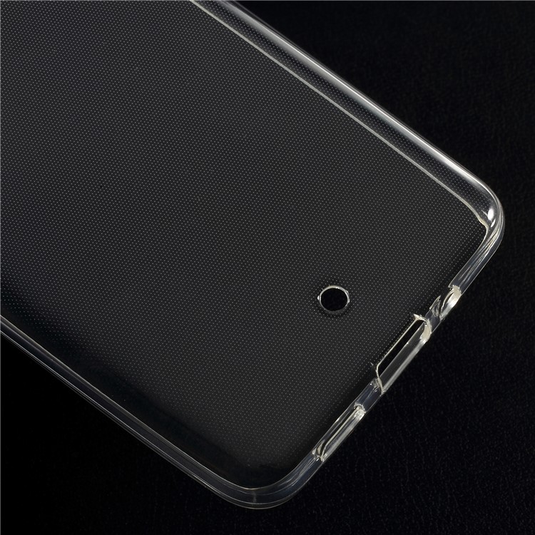 Transparent Soft TPU Back Phone Case Cover for HTC U11+ with Non-slip Inner-5