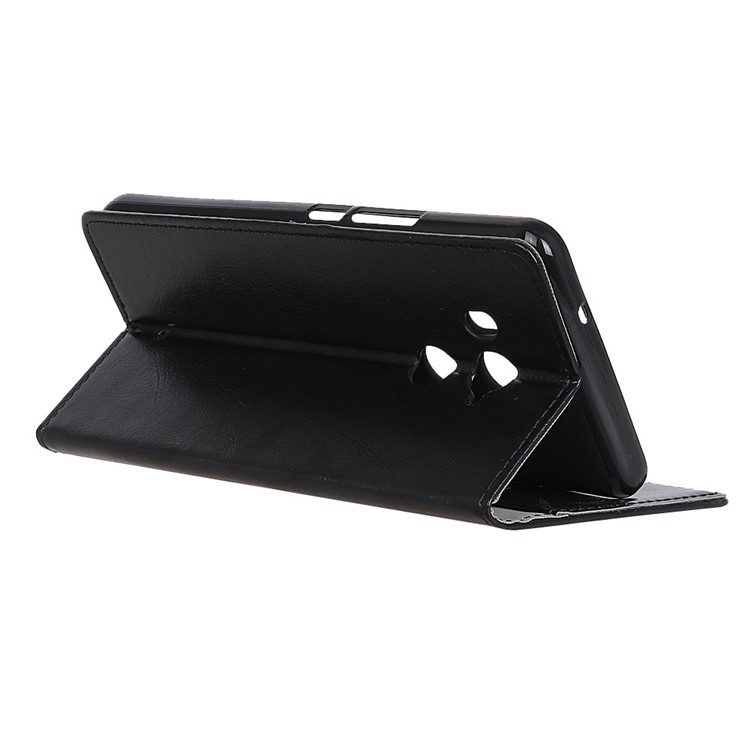 Crazy Horse PU Leather Magnetic Wallet Case with Stand for HTC U11 Plus - Black-5