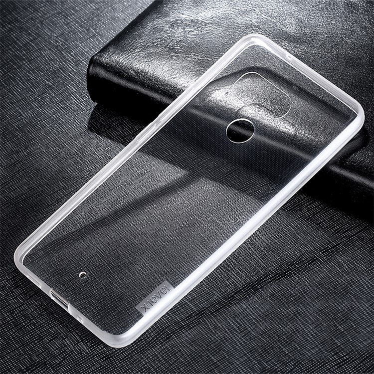 X-LEVEL Anti-slip Clear TPU Cell Phone Case for HTC U11 Plus - Transparent-1