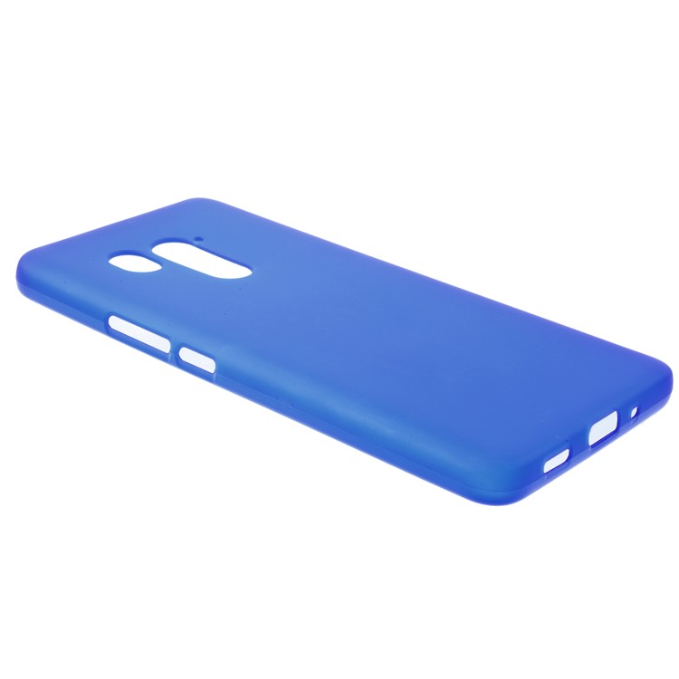 Double-sided Frosted TPU Cover Case for HTC U11+ - Blue-2