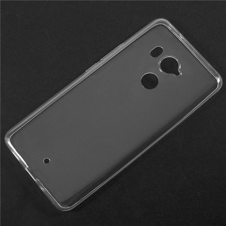 Ultra-thin TPU Gel Mobile Case Cover for HTC U11 Plus - Transparent-1