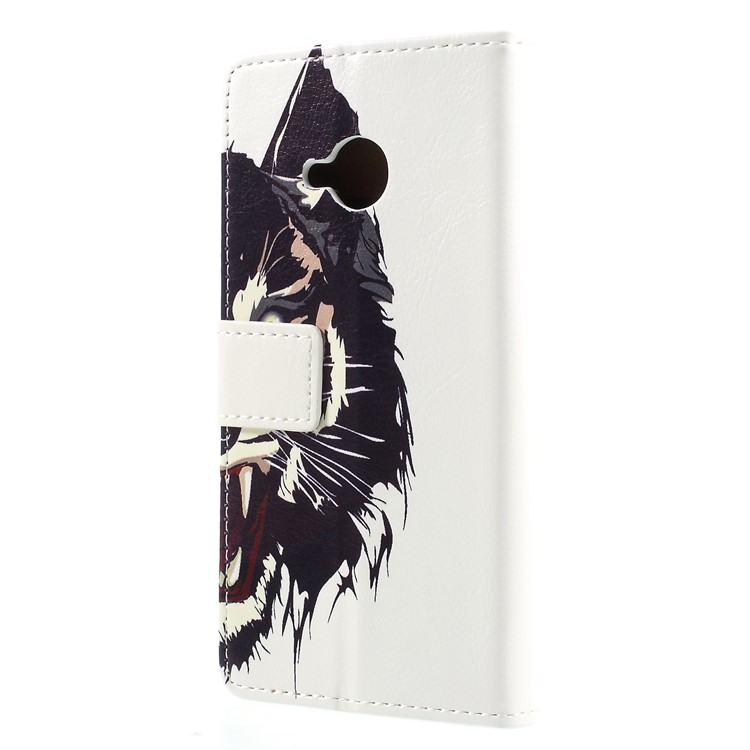 Pattern Printing Wallet Stand Leather Case for HTC U11 Life - Tiger-2