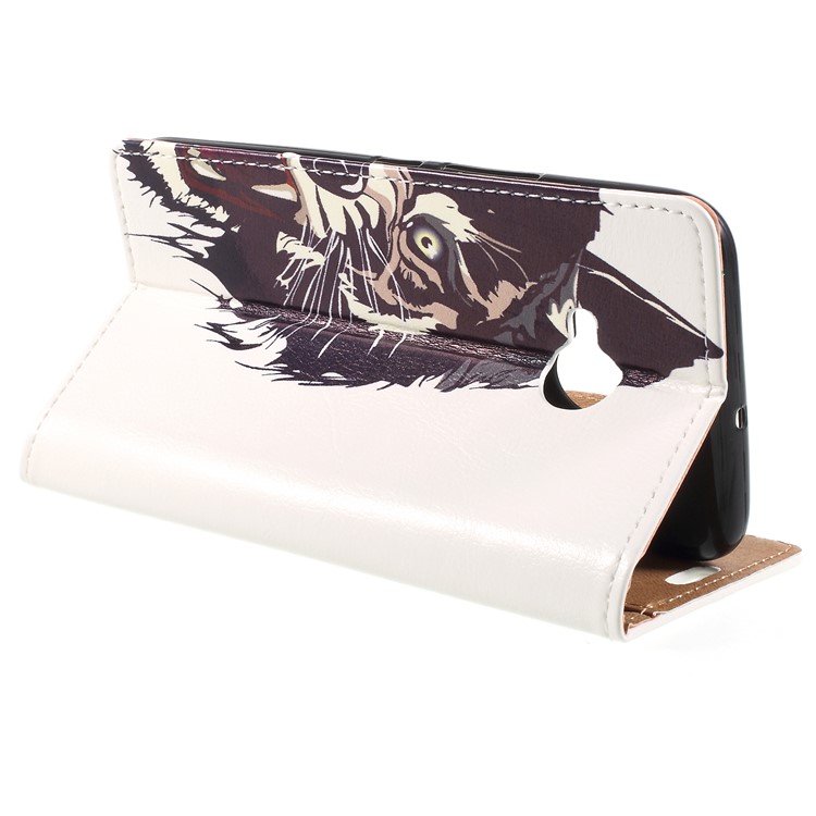 Pattern Printing Wallet Stand Leather Case for HTC U11 Life - Tiger-5