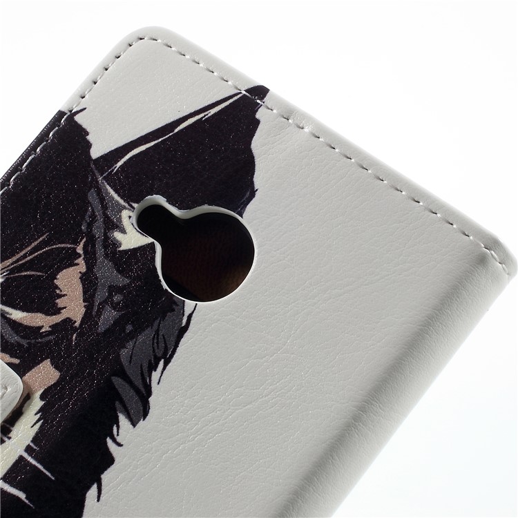 Pattern Printing Wallet Stand Leather Case for HTC U11 Life - Tiger-8