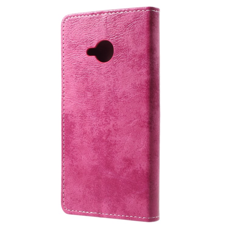 Vintage Style Leather Wallet Case for HTC U11 Life - Rose-2