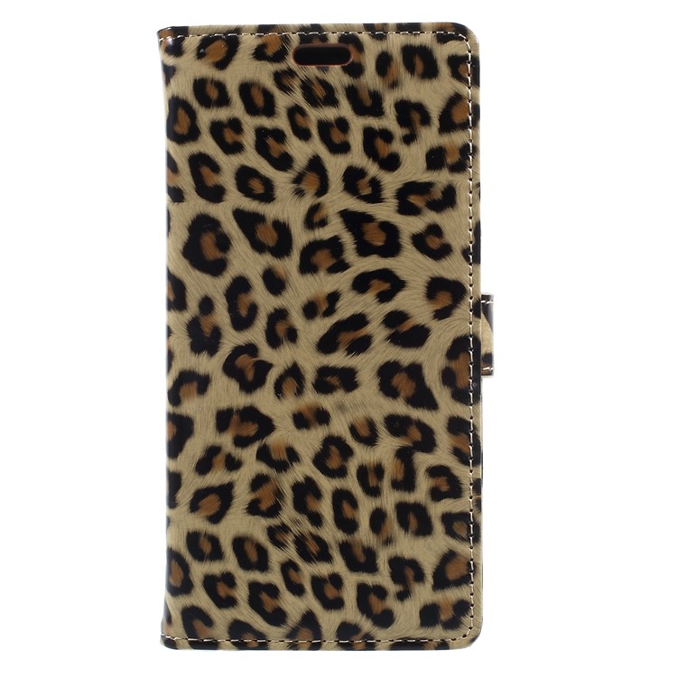 For HTC U11 Life Leopard Pattern Leather Wallet Stand Mobile Phone Case-3
