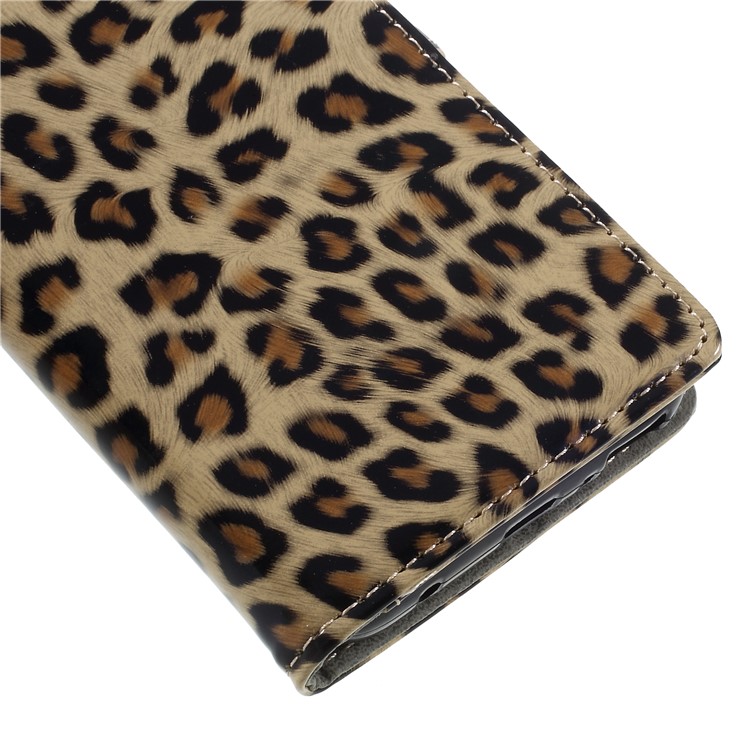For HTC U11 Life Leopard Pattern Leather Wallet Stand Mobile Phone Case-7