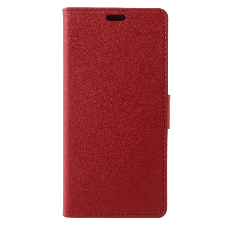 Folio Flip PU Leather Wallet Stand Mobile Phone Cover for HTC U11 Life - Red-3