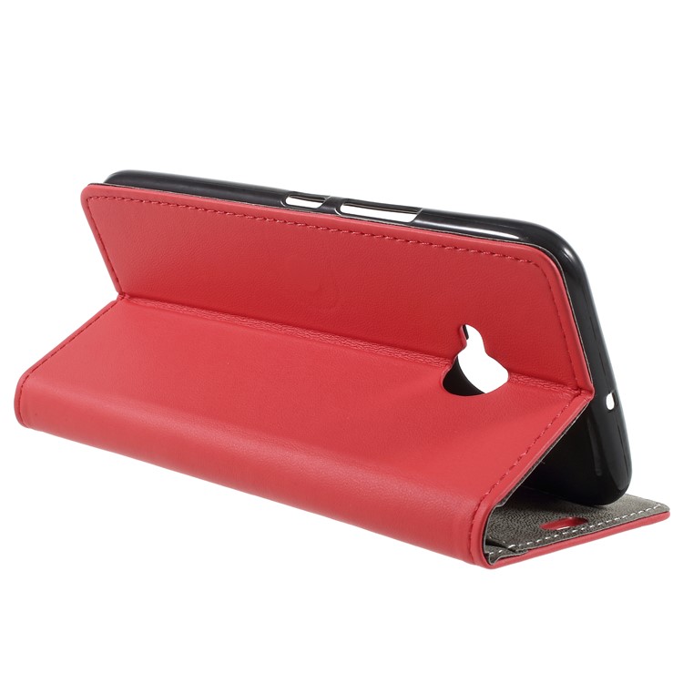 Wallet Leather Stand Case for HTC U11 Life - Red-5