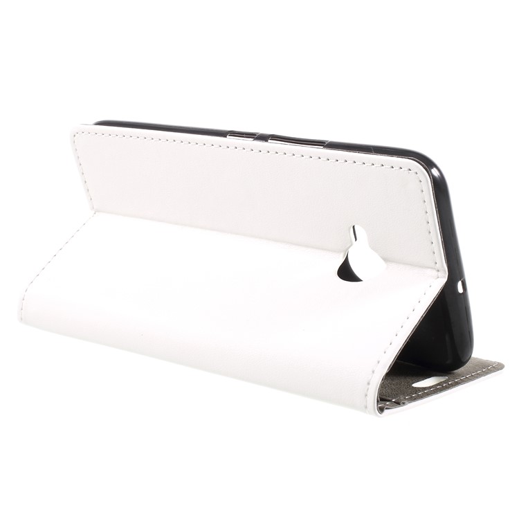 Wallet Leather Magnetic Case for HTC U11 Life - White-5