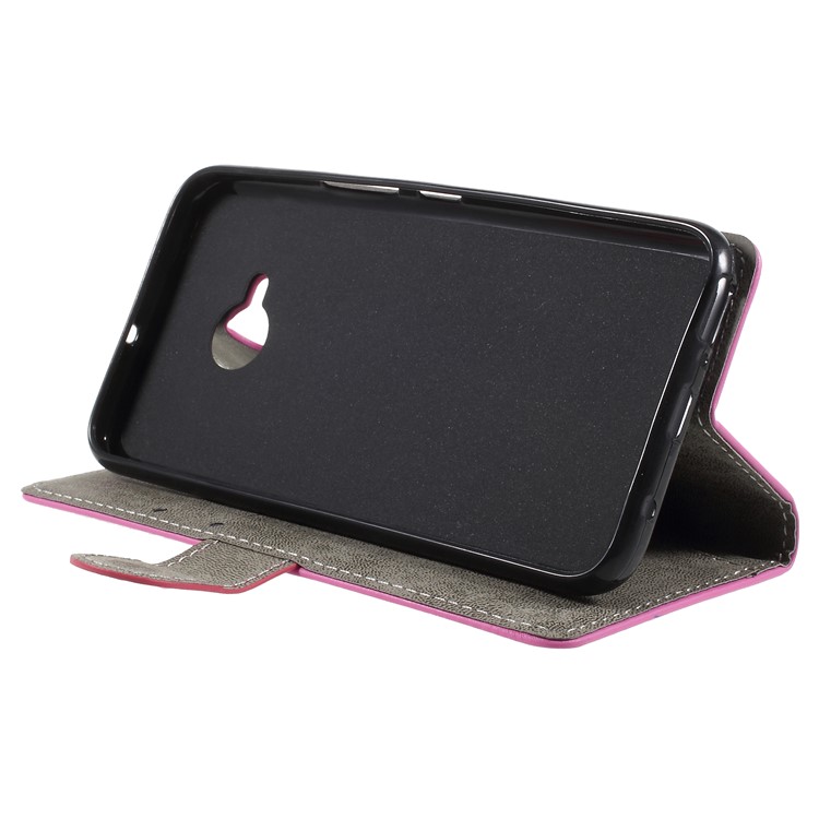 Magnetic Leather Stand Case for HTC U11 Life - Rose-4