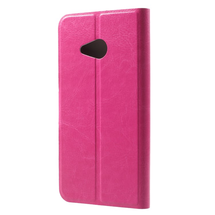 Crazy Horse Leather Stand Case for HTC U11 Life - Rose-2