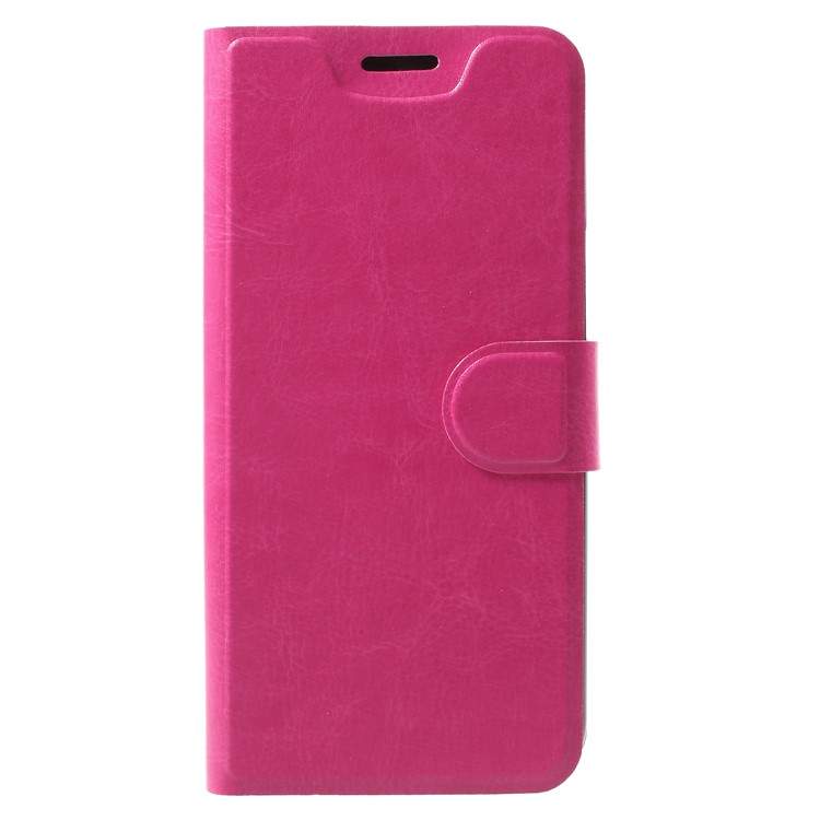 Crazy Horse Leather Stand Case for HTC U11 Life - Rose-3