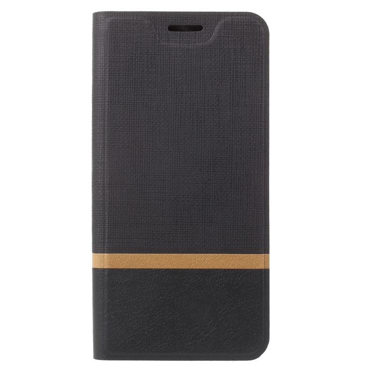 Cross Pattern Leather Card Holder Phone Case (Built-in Steel Sheet) for HTC U11 Life - Black-3
