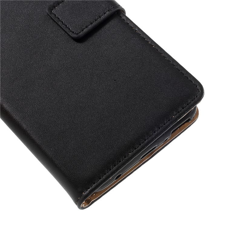 PU Leather Wallet Magnetic Stand Mobile Case for HTC U11 Life - Black-7