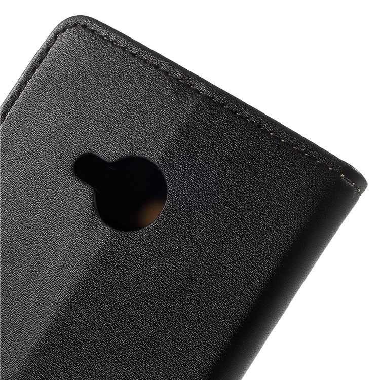 PU Leather Wallet Magnetic Stand Mobile Case for HTC U11 Life - Black-8